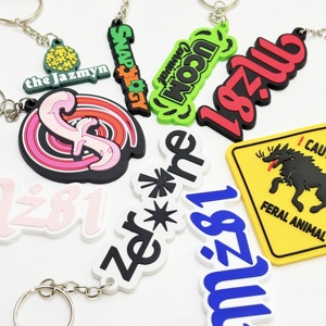 Personalize <strong>Custom</strong> Soft Pvc Keychain <strong>Custom</strong> Logo No <strong>Minimum</strong> PVC Rubber Keyring / <strong>Custom</strong> Rubber <strong>Keychains</strong> - Product Image 1