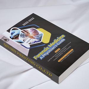 Forensische Medizin: Ein Leitfaden für Ärzte Medizinisches Lehrbuch Drucken Kleine MOQ-Näh bindung Perfekte gebundene Bindung - Product Image 1