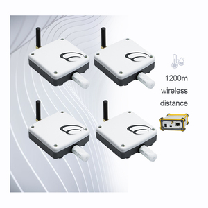 Sensor iot inalámbrico para invernadero inteligente, 4 juegos de Sensor de temperatura y humedad inalámbrico RF - Product Image 1