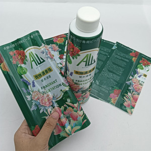 Factory Price Custom PET PVC Heat <strong>Shrink</strong> Film <strong>Label</strong> for Laundry Detergent <strong>Bottle</strong> Thermal Shrinkage Film Printed Sleeve <strong>Wrap</strong>