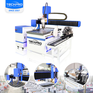 Mini CNC Router 6090 Fresadora CNC de 4 ejes Máquina enrutadora CNC para procesamiento de madera y metal con eje giratorio - Product Image 1