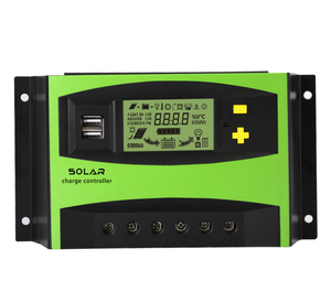 Высокое качество 20A 30A 40A 12V/24V автоматический контроллер солнечной системы PWM контроллер солнечного заряда с двумя USB двойными клавишами опционально - Product Image 1