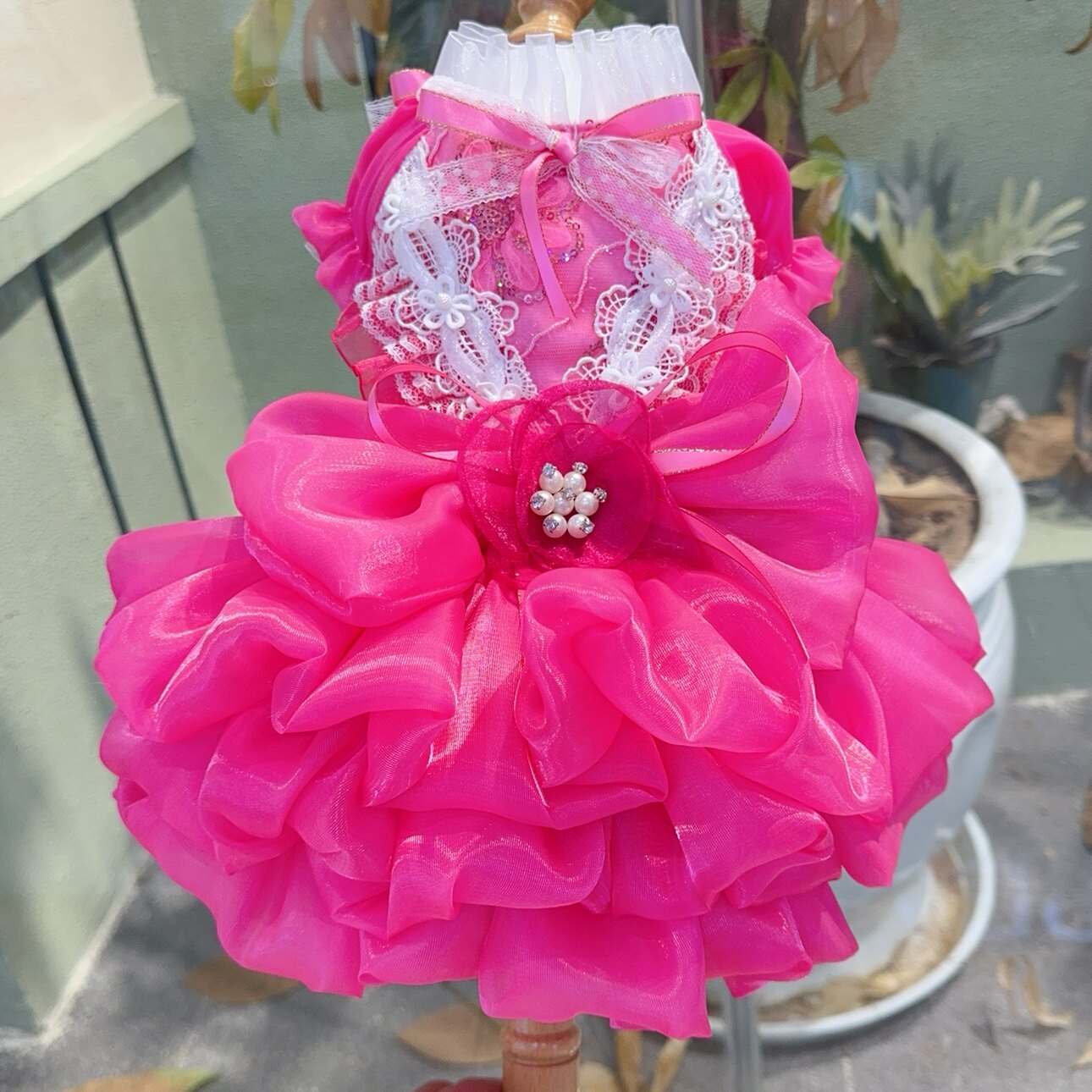 Robe Barbie rose rose