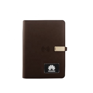 Yenilikçi iş hediye özel A5 planlayıcısı günlüğü akıllı Usb Flash sürücü 8000mAh Powerbank dizüstü kablosuz şarj cihazı ile - Product Image 1