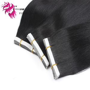 2022 bán buôn Trinh Remy phần mở rộng tóc đôi rút ra cơ thể sóng băng tự nhiên vô hình 20 inch kéo dài chiều dài - Product Image 5