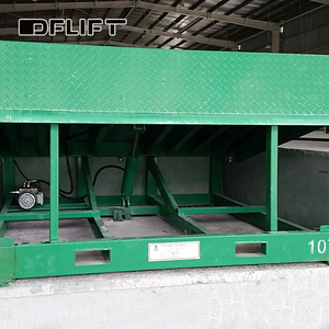 DFLIFT-rampa niveladora de 10T, sistema hidráulico, muelle de carga, nivelador para contenedor