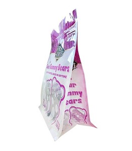 Candy Bags Digital Printing Block Bottom <strong>Pouch</strong> Bag with Zipper Personalized Bags Factory Production Customized Small MOQ - Product Image 5
