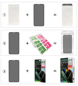 ฟิล์มกันรอยหน้าจอเพื่อความเป็นส่วนตัวสำหรับ iPhone 16 PRO MAX 11 13 9H กระจกนิรภัยป้องกันการสอดแนมสำหรับ infinix Hot 10 Play POP 8 - Product Image 2
