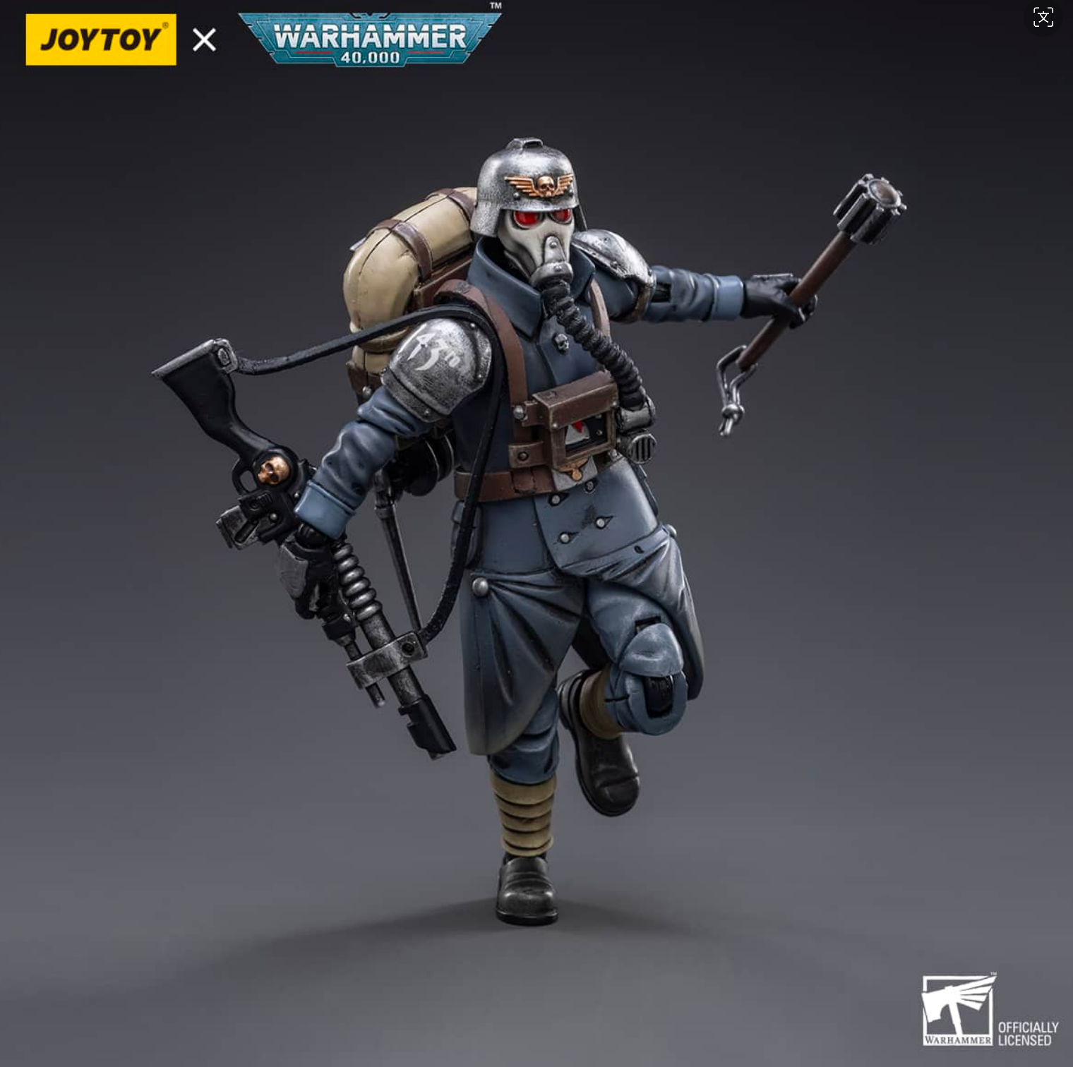 "Astra Militarum Death Korps of Krieg Veteran Squad Guardsman"