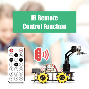Kompatibel mit Arduino Fernbedienung McNamu Rad Ultraschall Hindernis vermeidung und Verfolgung Roboter Auto Kit