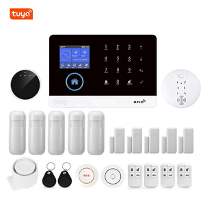 Sistema de alarma antirrobo con control remoto de aplicación inalámbrica IOS Android Tuya Smart WiFi GSM sistemas de seguridad para el hogar con timbre de puerta SOS RFID - Product Image 1