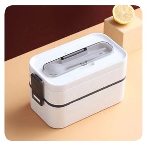 Nueva fiambrera Rectangular de PP a prueba de fugas con aislamiento para microondas, vajilla Bento para niños, contenedor de almacenamiento de alimentos de plástico - Product Image 4