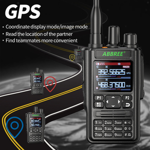 ABBREE AR-869 Walkie Talkie V2 BT-Programm GPS-Transceiver 136-520MHz All Band Wireless Copy Frequenz Typ C 2-Wege-Radio