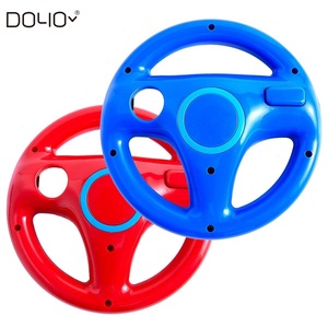 ニンテンドーWiiリモートゲーム用Wiiコントローラーマリオカートレーシングステアリングホイール-2パック - Product Image 1