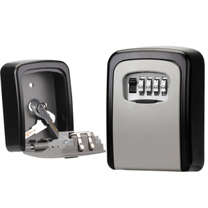 Orange Waterproof Hotel Used Digital with Combination Code Wall <strong>Mounted</strong> Hidden Storage of Safety Lock Box for Door <strong>Hide</strong> Keys - Product Image 4