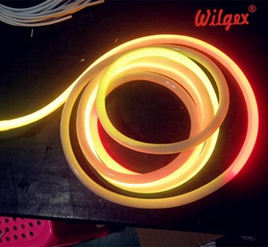Custom Light Signs Outdoor 360 Degree Round Dia18mm SMD5050 Pixel RGB WS2811 SPI <strong>DMX</strong> Programmable <strong>LED</strong> NEON FLEX Strip Rope Tape - Product Image 4