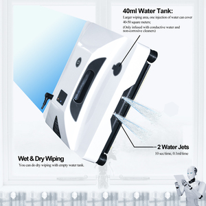 Smart Robot Cleaner with Large Vacuum Adsorption Window <strong>Remote</strong> Control <strong>AU</strong>/EU Plug Household Use Glass Washer - Product Image 6