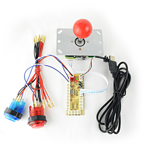 USB к ПК светодиодная Кнопка аркадный джойстик Клавиатура с нулевой задержкой - Product Image 3