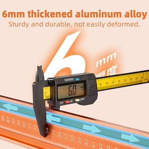 Imbot tự làm cắt gỗ hướng dẫn định vị chính xác Hợp kim nhôm công cụ phần cứng với backer hỗ trợ cai trị tùy chỉnh tùy chọn OEM - Product Image 4