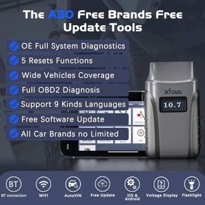 XTOOL All System Car Detector Diagnostic Scanner Anyscan A30 for EPB Oil Reset OBD2 Car Diagnostic Scanner - Product Image 4