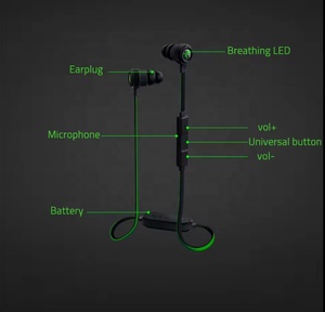 Razer Hammerhead BT için orijinal kablosuz kulaklık kulak kulakiçi çift sürücü teknolojisi spor ses kontrolü kulaklık - Product Image 5