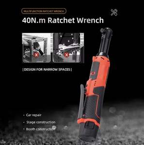 ชุดประแจวงล้อไฟฟ้าไร้สายแบบชาร์จไฟได้เกรดอุตสาหกรรม12V พร้อมแรงบิด40N .m และไดรฟ์1อิน - Product Image 2