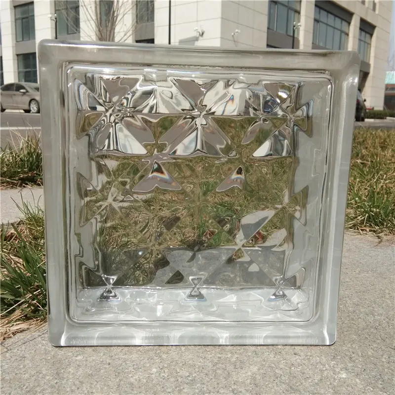 Fabricante de vidro decorativo da divisória de construção customizável do OEM ODM do bloco de vidro decorativo do tijolo de vidro