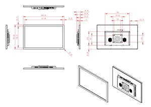 1080P Все-в-одном 27 дюймов сенсорный экран монитора дисплей Android Smart Digital Signage настенное крепление Lcd доска интерактивная панель - Product Image 6
