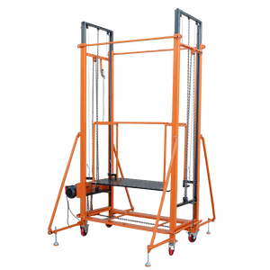 Plataforma de escalada elétrica nova do andaime 500kg do controlo a distância para a construção do local