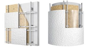 Sistema di rivestimento della facciata in pietra di marmo regolabile in lega di alluminio tipo T-type staffa tipo C - Product Image 4