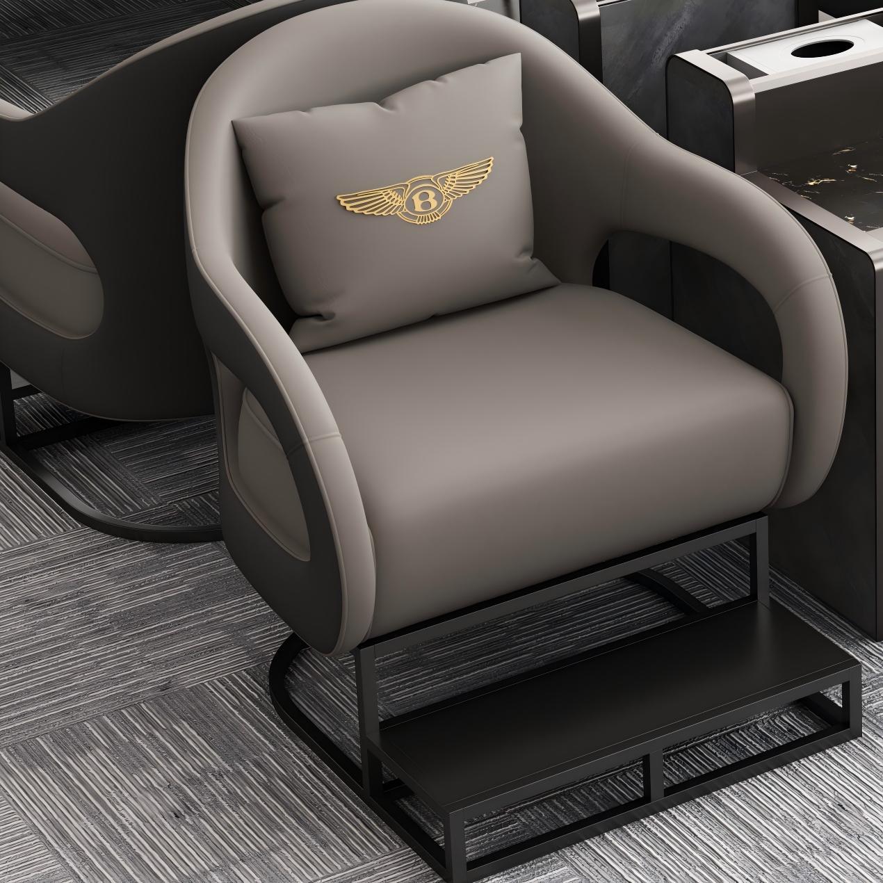 Single sofa (grey/black)