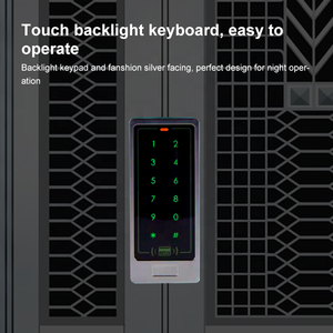 Touch Waterproof Numeric RFID Door <strong>Access</strong> <strong>Control</strong> System Card Reader Luminous <strong>Keyboard</strong> Anti-theft Alarm <strong>Access</strong> <strong>Control</strong>