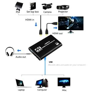 HDMI转USB 3.0录制音频视频采集卡盒4K 60fps HDMI视频采集卡Xbox PS4 Wii任天堂交换机 - Product Image 5