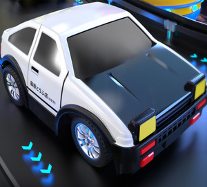 メタルウォッチリモートコントロールカースモールキッドおもちゃギフトサイバートラックAE86バン子供用ライト格安ミニRCドリフトカー