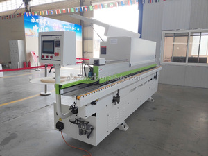 Yarı otomatik ahşap kenar bantlama makinesi yapıştırma ile, uç kesme, güzel süsleme, hurda ve parlatma - Product Image 3