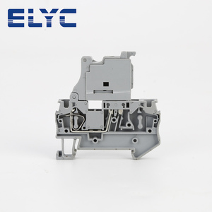 ST 4-HESI 5X20 Fuse <strong>Terminal</strong> <strong>Block</strong> With Disconnect Lever <strong>Spring</strong>-Cage <strong>Connection</strong> Mount on NS 35 DIN Rail Connector ST4-HESI - Product Image 2