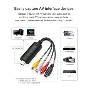 Wholesale DVD Maker MA2106 DC60 USB 2.0 Video Capture <strong>Edit</strong> (Easy CAP) <strong>MPEG</strong>-1 <strong>MPEG</strong>-2 Compression Format Audio Splitter Adapter - Product Image 5