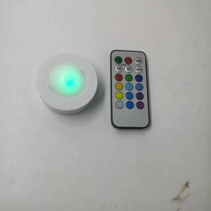 RGB Led pak ışığı ile uzaktan kumanda pili AAA Powered renkli Led dolap ışığı - Product Image 4