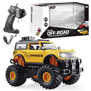 2.4GHz High Speed <strong>RC</strong> <strong>Car</strong> 4 WD Simulation Off-Road Remote <strong>Control</strong> <strong>Car</strong> <strong>With</strong> Lights Charging Controller Radio <strong>Control</strong> <strong>Car</strong> for Kids - Product Image 1
