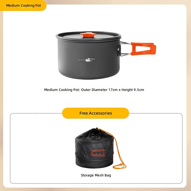 black Medium-sized orange pot-af05