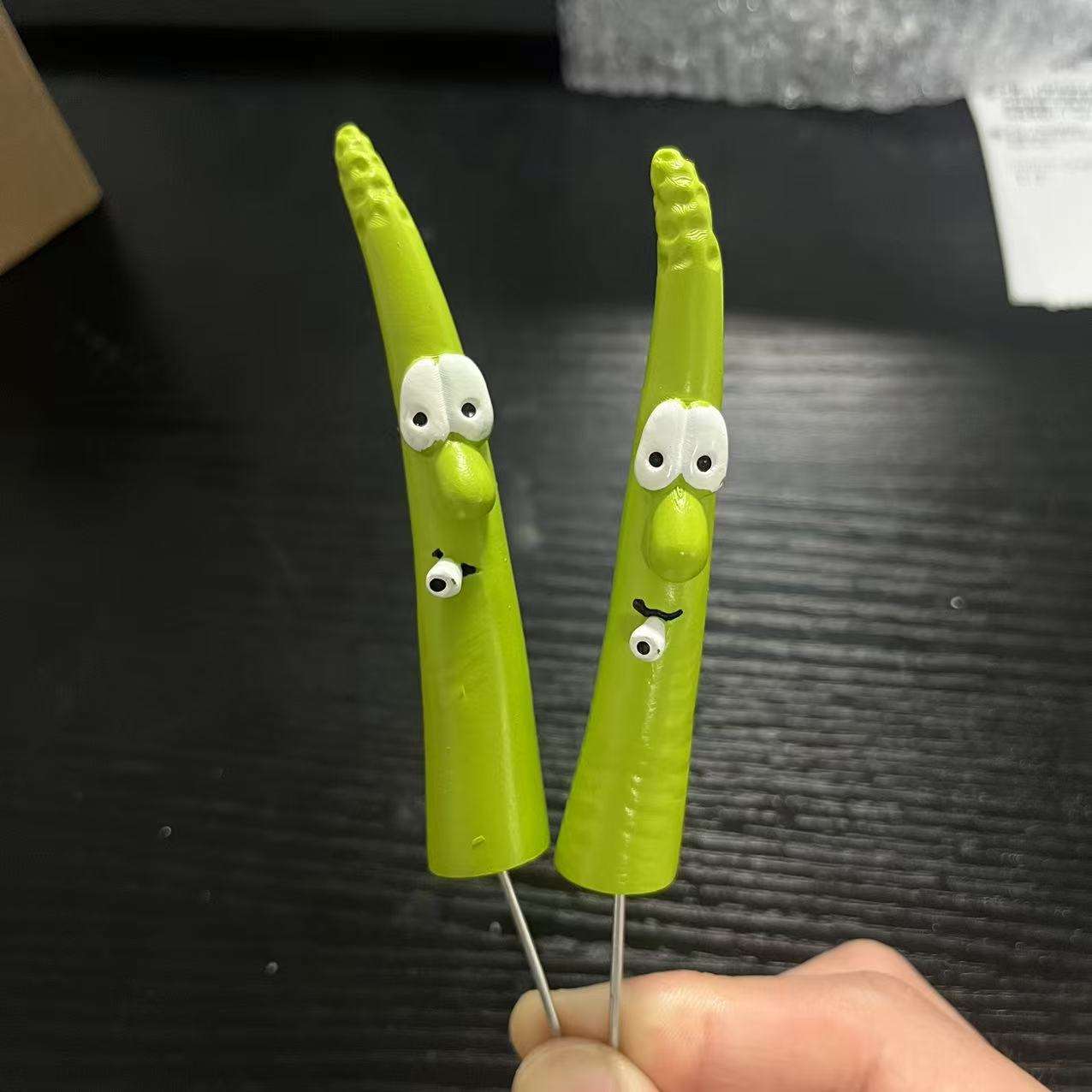 Logo plante c-1 paire vert