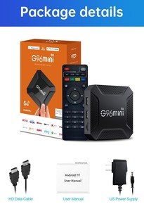 G96mini กล่องสมาร์ททีวี5g พร้อม RK3228 HD 4K แอนดรอยด์13.0 Quad Core Processor WiFi5 Android IPTV - Product Image 6