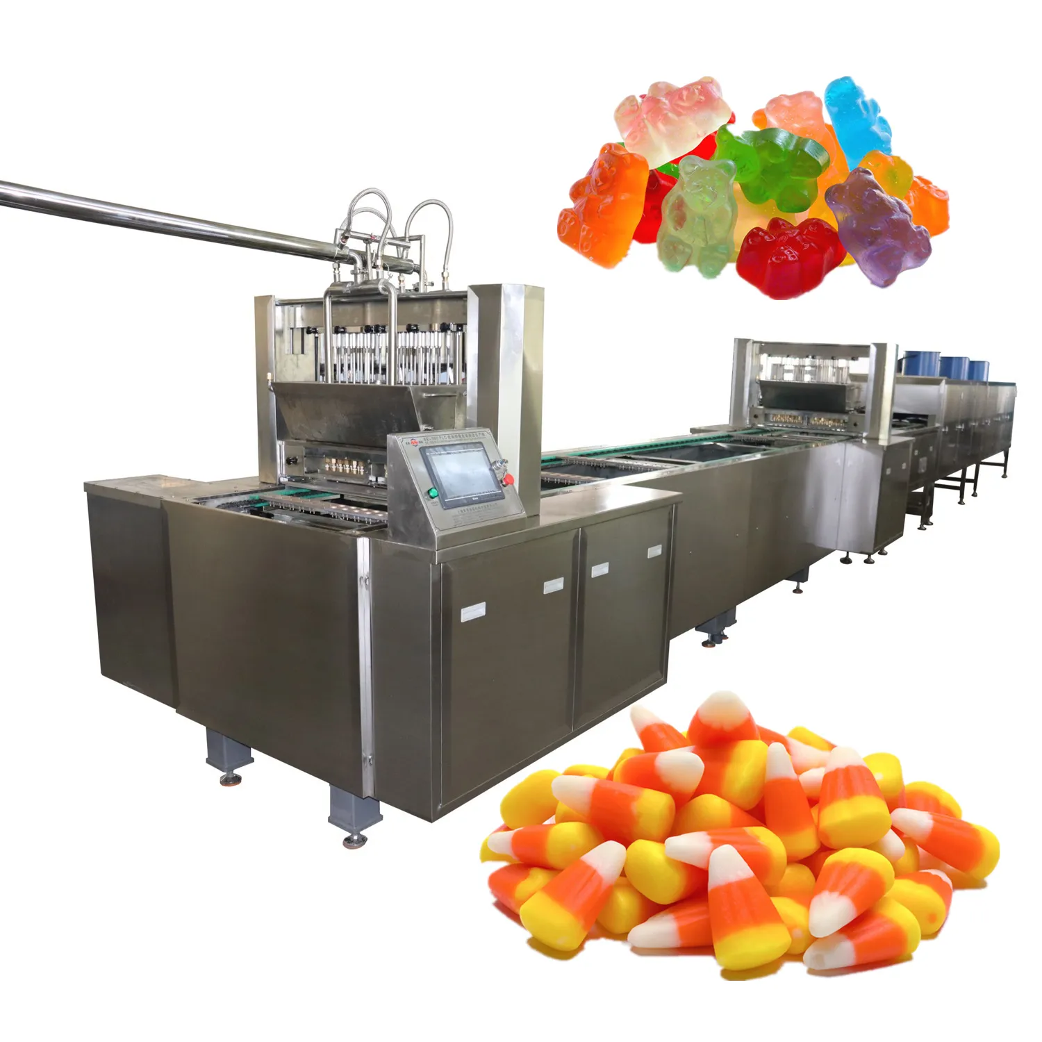 Ligne de production de bonbons gommeux haute efficacité Shanghai Sien Machine de fabrication de bonbons gommeux