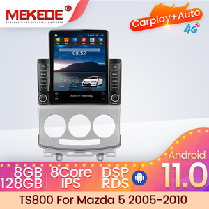 Navifly Tesla Android 10 4 64G Autoradio-Radio für Mazda 5 2005-2010 IPS-Bildschirm 4G LTE WIFI GPS BT AM FM Auto elektronik