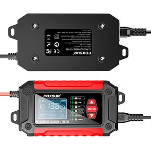 12V 6A <strong>2</strong> <strong>in</strong> <strong>1</strong> Battery Analyzer Charger Maintainer test Battery Charging LiFePO4 Wet AGM Gel Lead Acid Battery Tester - Product Image 2