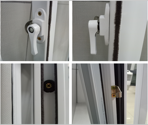 Ventana corredera ciega personalizada, Marco upvc/pvc con vidrio doble seguro - Product Image 6