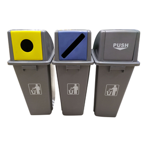 Diseño moderno 58L Cubo de basura Tapa intercambiable Cubo de basura para situaciones múltiples - Product Image 4