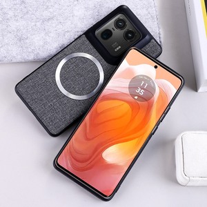 สำหรับ Motorola Moto EDGE 50 ultra 50 FUSION 50 PRO EDGE 40 NEO เคสแม่เหล็ก TPU + PC ป้องกันการลื่นสิ่งทอลายผ้า - Product Image 2