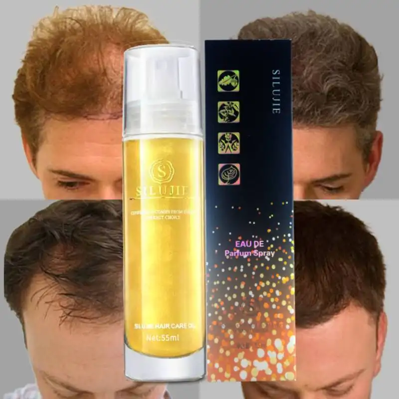 Soin pour la croissance des cheveux pour homme, huile essentielle, sérum de pousse capillaire, produit à la bave roigine caizilan purc