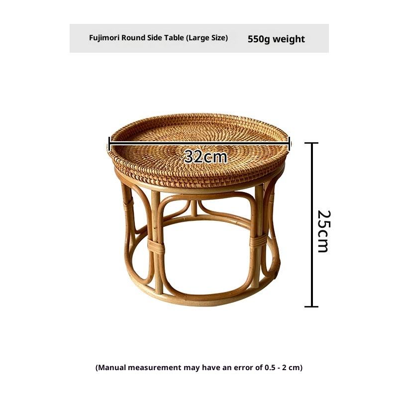 Vine Wood Round Side Table (Large Size) 32*25